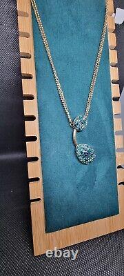 Retired Swarovski Crystal Necklace 19 long