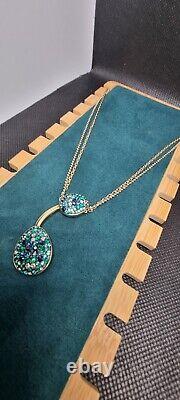 Retired Swarovski Crystal Necklace 19 long