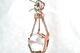 Rose Gold Pendant Rose Quartz Solid 9ct Rose Gold 5.25g Articulated Pentagon Big