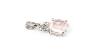 Rose Quartz Gemstone 2 09 Carat Oval Sterling Silver Pendant Chain