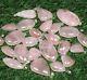 Rose Quartz Gemstone 925 Sterling Silver Plated Lot Bezel Pendants Lot