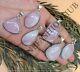 Rose Quartz Gemstone 925 Sterling Silver Plated Wholesale Designer Pendant Lot