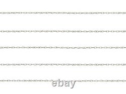 Rose Quartz Heart Pendant 14K White Gold 1 inch Drop 14 16 18 20 14K Rope Chain