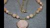 Rose Quartz Necklace Made From Bargain Bead Box Items April 2023