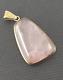 Rose Quartz Pendant Ladies 333 Yellow-gold 1 Teardrop Rose Quartz