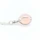 Rose Quartz Sphere Sterling Silver Pendant And Necklace