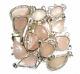 Rose Quartz Wholesale Lot Silver Plated 100P Pendant Gemstone Jewelry