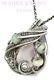 Rose Quartz Wire-Wrapped Necklace in Sterling Silver with Ethiopian Welo Opals