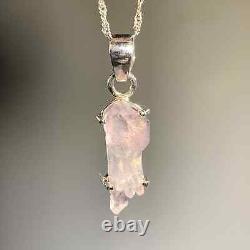 Rose Quartz natural double terminated floater pendant healing crystal