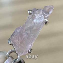 Rose Quartz natural double terminated floater pendant healing crystal