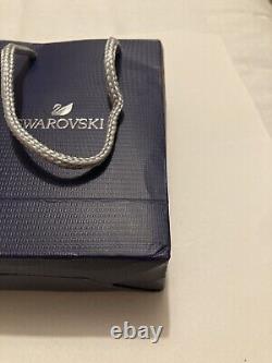 SWAROVSKI Iconic Black Swan Rose Gold Y Necklace Pearl & Crystal Drop. New, Tags