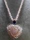 Sterling Gems En Vogue Valitutti Rose Quartz Amethyst Heart Pendant Necklace