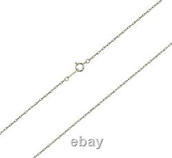 Sterling Silver Rose Quartz Halo Necklace 925 Gemstone Pendant 18 Rope Chain