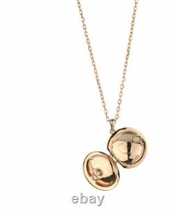 Swarovski 5374560 Rose Gold Pink Crystals Women's Locket Pendant Necklace