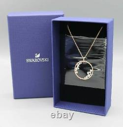 Swarovski 5487069 North pendant circle rose gold necklace crystal brand new