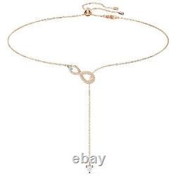 Swarovski 5521346 Infinity Necklace Rose-gold tone plated RRP $199