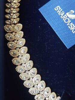 Swarovski Baron All-around Rose Gold plated Necklace with Clear Crystal