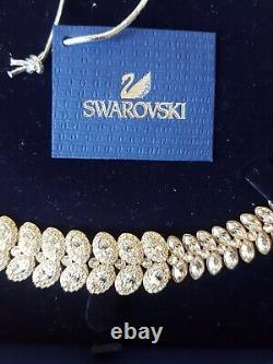 Swarovski Baron All-around Rose Gold plated Necklace with Clear Crystal