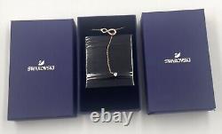 Swarovski Crystal Infinity Y Necklace Pendant Rose Colour 5521346