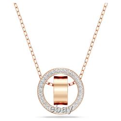 Swarovski Dextera Pendant Necklace White, Rose Gold-Tone 5636500 RRP £139