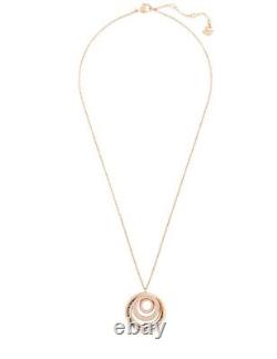 Swarovski Dynamic Pendant, Grey, Rose-gold Tone Plated 5529579