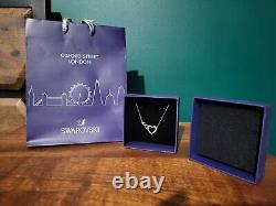 Swarovski Infinity Heart Necklace genuine With Box And Bag