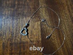 Swarovski Infinity Heart Necklace genuine With Box And Bag