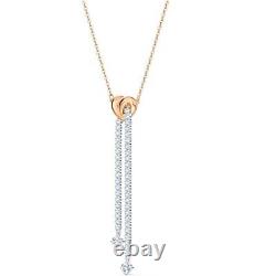 Swarovski Lifelong Heart necklace Outlet Heart, White, Mixed metal finish 55