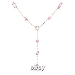 Swarovski Necklace Gema Y Pendant Candy Heart Pink Rose gold-tone plated 5626658