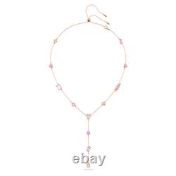 Swarovski Necklace Gema Y Pendant Candy Heart Pink Rose gold-tone plated 5626658