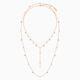 Swarovski Penelope Cruz Moonsun Rose-Gold Tone Plated Necklace 5486650 Authentic