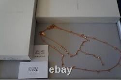 Swarovski Penelope Cruz Moonsun Rose-Gold Tone Plated Necklace 5486650 Authentic