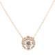 Swarovski Rose Gold Crystal Sparkling Dance Necklace Ladies Jewellery NEW