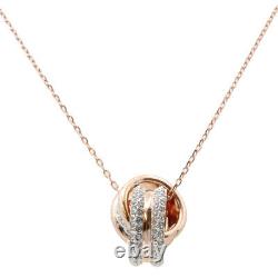 Swarovski Rose Gold Necklace Further Crystal Pendant Jewellery NEW GENUINE