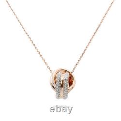 Swarovski Rose Gold Necklace Further Crystal Pendant Jewellery NEW GENUINE