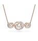 Swarovski Rose Gold Necklace Symbolic Pendant Ladies Jewellery