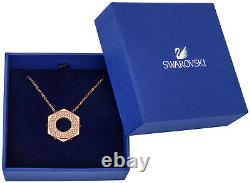 Swarovski Rose Gold Plated Reversible Bolt Pendant Necklace for Women 5073124