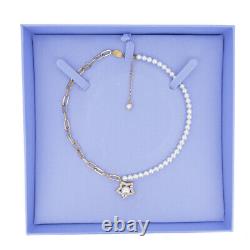 Swarovski Rose Gold-Tone Plated Pearl Star Necklace 5645381