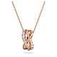 Swarovski Twist Necklace Rose Gold Plating