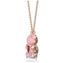 Swarovski Women's Pendant Teddy Pink Crystal Rose Gold Lobster Clasp 5642976