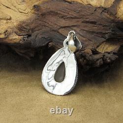 Teardrop Sterling Silver Rose Quartz Pendant