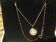 Thomas Sabo Gold Plated Sterling Silver Necklace with Rose Quartz Pendant