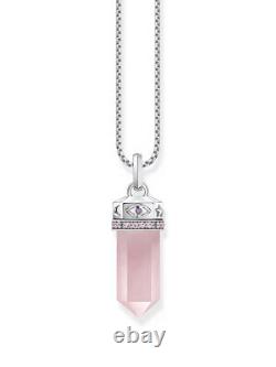 Thomas Sabo PE955-640-9 Silver pendant w. Rose-coloured rose quartz crystal