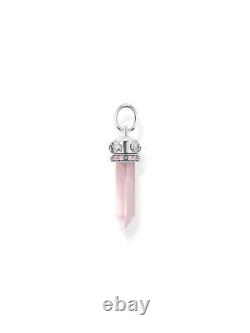 Thomas Sabo PE955-640-9 Silver pendant w. Rose-coloured rose quartz crystal