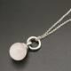 Tiffany & Co. By The Yard Pendant Necklace Silver 925 Rose quartz tf1332