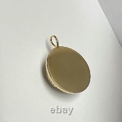 Tiffany & Co. Paloma Picasso Double Bezel Rock Crystal Cabochon Pendant 18K Gold