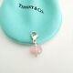 Tiffany & Co Silver Picasso Pink Rose Quartz Pendant Charm 4 Necklace / Bracelet
