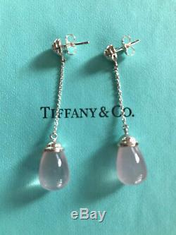 Tiffany Picasso Silver & 20 Carat Rose Quartz Earrings & Pendant 18 Necklace