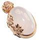 Vintage Beauty quality Rose Quartz 14K Gold over. 925 Sterling Silver handmade