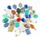 Wholesale Lot! Lapis Lazuli & Mix Necklace pendant Silver Overlay